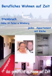 NeufeldenAppartement St. Peter a Wimberg的女人和男人的照片拼合