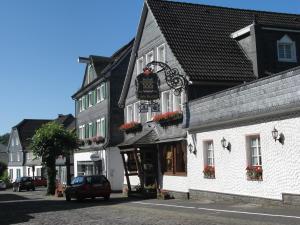 贝格诺伊施塔特Feste Neustadt的街上的黑白建筑