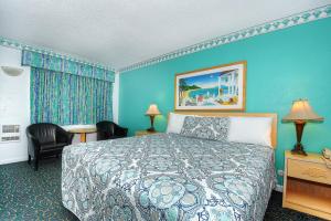 莫洛湾圣德派普尔旅馆客房内的一张或多张床位