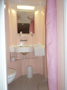 法国雷克酒店的一间浴室