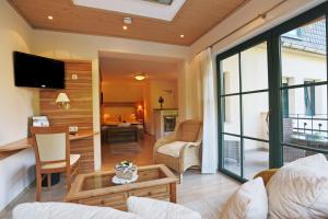 Landhotel Villa Moritz garni的休息区