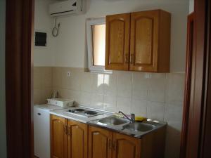 斯坦尼维奇公寓的厨房或小厨房