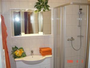 豪斯里格尔酒店的一间浴室