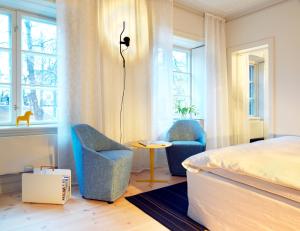 Hotel Skeppsholmen, Stockholm, a Member of Design Hotels客房内的一张或多张床位