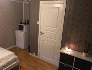 Cozy & private room in the middle of Lofoten的一间浴室