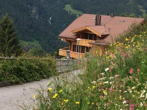 Holiday flat #1, Chalet Aberot, Wengen, Switzerland平面图