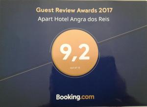 安格拉杜斯雷斯Apart Angra dos Reis I的读客评奖的标志 美洲阿帕特酒店