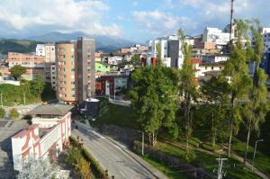 马尼萨莱斯贝尼多姆酒店的城市空中景观和建筑