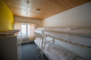 GALAAXY Mountain Hostel客房内的一张或多张双层床