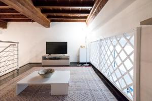 Silver Novella Luxury Apartment - Centro Storico的电视和/或娱乐中心