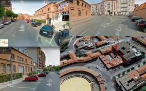 特鲁埃尔Albergue Internacional de Teruel City Backpackers的城市与建筑物相联的照片