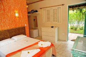 库拉尔海滩酒店客房内的一张或多张床位