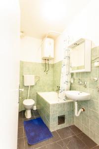 斯韦蒂·斯特凡亚得里亚公寓的一间带水槽和卫生间的浴室