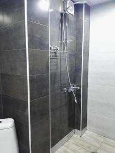 Apartment Agmashenebeli 99的一间浴室