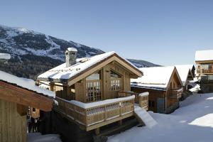 冬天的Chalet les trois coeurs