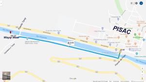皮萨克Wayqi Wasi的比萨市及其景点地图