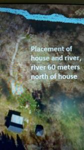 瑞伊Nix at Gammel Rye的书,书中写着房子、河流和河流向北的字眼