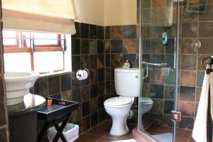 LephalaleMicasa Sucasa Guesthouse的一间带卫生间和水槽的浴室