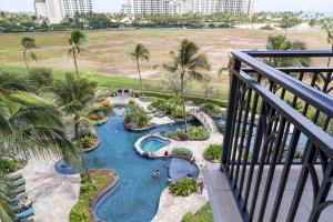 Sixth Floor Villa with Sunrise View - Beach Tower at Ko Olina Beach Villas Resort内部或周边泳池景观