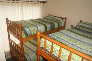 Cabañas 4 Esquinas客房内的一张或多张床位