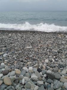 高尼奥Gonio Apsaros House的海滩上一大群岩石