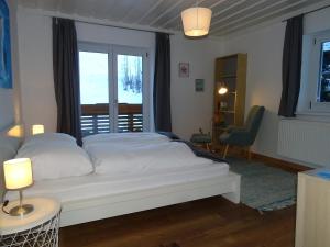 Alpine Cottage Salzburg客房内的一张或多张床位