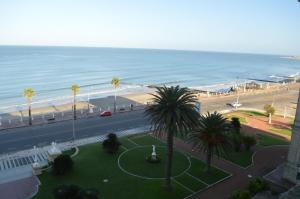 皮里亚波利斯阿根廷赌场和度假酒店的享有棕榈树海滩和大海的景色
