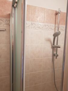 卡斯德尔诺沃贝拉登卡La casa di Francesca的浴室内配有淋浴和头顶淋浴