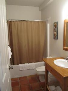 尤克卢利特水滨203公寓的一间带卫生间和水槽的浴室