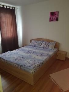 奥尔绍瓦Apartament Faleza Dunării的卧室配有一张床
