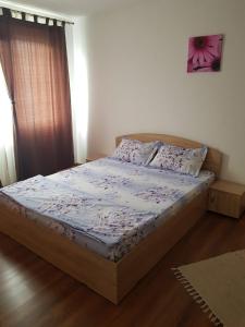 奥尔绍瓦Apartament Faleza Dunării的卧室配有一张床