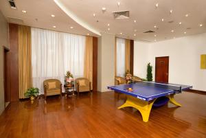北京江西大酒店内的一张台球桌