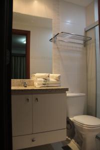 里约热内卢公寓式酒店的一间浴室