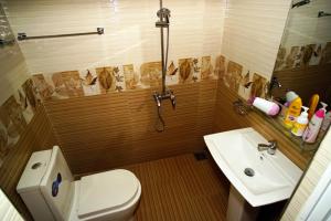 卡图纳耶克Airport 4 Season Transit Hotel的一间带卫生间和水槽的浴室