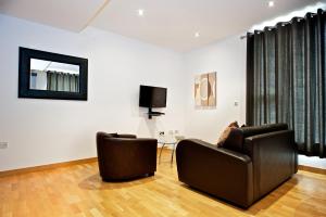 Staycity Aparthotels Edinburgh West End的休息区