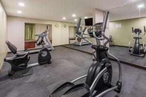 盖洛德盖洛德贝蒙特旅馆&套房酒店的健身房设有跑步机和椭圆机