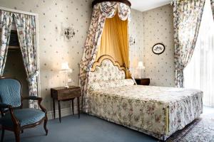 Domaine de Brou客房内的一张或多张床位