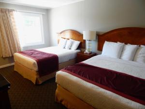 山中旅馆客房内的一张或多张床位