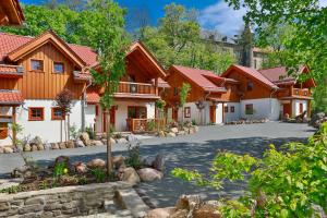 伊尔森堡Luxus Ferienhäuser Chalets zum Ilsetal mit Kamin & Sauna in Ilsenburg im Harz的相册照片