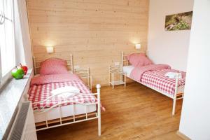Landhaus im Rinnetal客房内的一张或多张床位