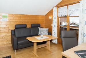 施科佩尔瑙穆斯布鲁格农场游公寓的客厅配有沙发和桌子
