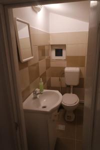 萨拉他蒙蒂鲁Canadian House的一间带水槽和卫生间的浴室
