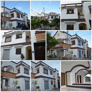 巴斯科Florabells Iraya Guest House - Batanes的白色房子照片的拼贴