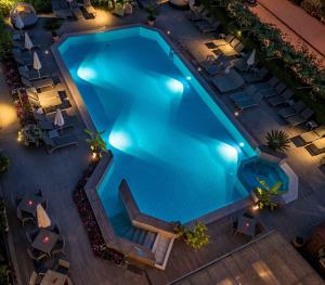 莱维科特尔梅佛罗里达酒店的享有酒店游泳池的顶部景色