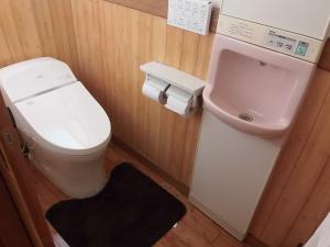 桑名市Minpaku Nagashima room1 / Vacation STAY 1028的一间带卫生间和水槽的小浴室