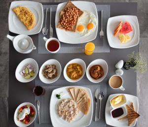 玛吉利酒店提供给客人的早餐选择