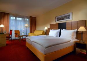 Best Western Hotel Bamberg客房内的一张或多张床位