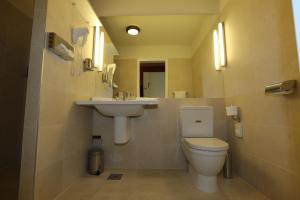 拉夫纳格拉拉佛纳格拉酒店的一间带卫生间和水槽的浴室