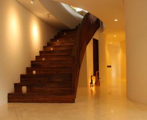 乌布阿莫里别墅旅馆的楼梯,楼梯,房子的楼梯