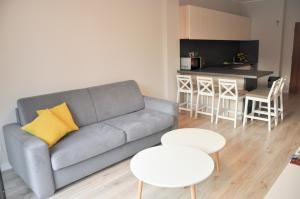 巴德霍夫斯基库佩莱Rezidencia Amélia的客厅配有沙发和桌子